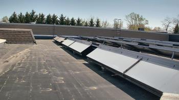 Weather camera view of Langley School.