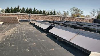 Weather camera view of Langley School.