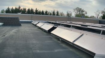 Weather camera view of Langley School.