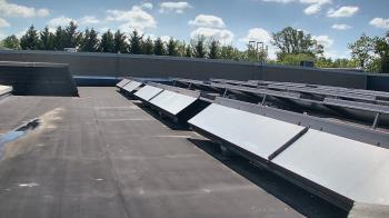 Weather camera view of Langley School.