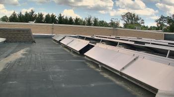 Weather camera view of Langley School.