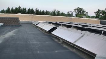 Weather camera view of Langley School.