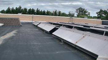 Weather camera view of Langley School.