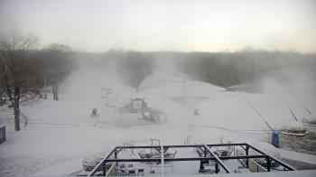 Weather camera view of Powder Ridge Ski Resort.