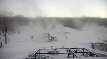Weather camera view of Powder Ridge Ski Resort.