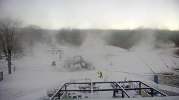 Weather camera view of Powder Ridge Ski Resort.