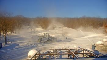 Weather camera view of Powder Ridge Ski Resort.
