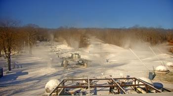 Weather camera view of Powder Ridge Ski Resort.