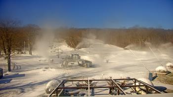 Weather camera view of Powder Ridge Ski Resort.