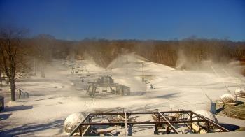 Weather camera view of Powder Ridge Ski Resort.