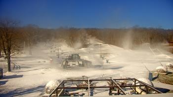Weather camera view of Powder Ridge Ski Resort.
