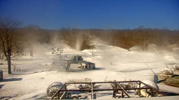 Weather camera view of Powder Ridge Ski Resort.