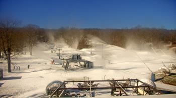 Weather camera view of Powder Ridge Ski Resort.