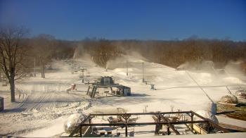 Weather camera view of Powder Ridge Ski Resort.