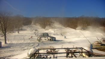 Weather camera view of Powder Ridge Ski Resort.