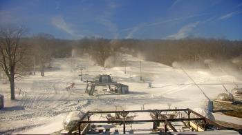 Weather camera view of Powder Ridge Ski Resort.