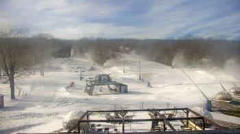 Weather camera view of Powder Ridge Ski Resort.