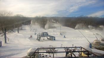 Weather camera view of Powder Ridge Ski Resort.