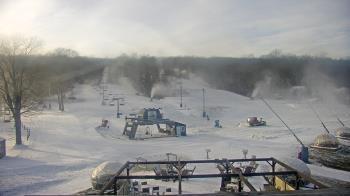 Weather camera view of Powder Ridge Ski Resort.