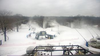 Weather camera view of Powder Ridge Ski Resort.