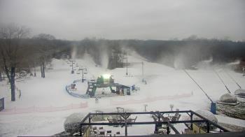 Weather camera view of Powder Ridge Ski Resort.