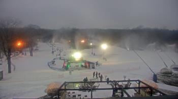 Weather camera view of Powder Ridge Ski Resort.