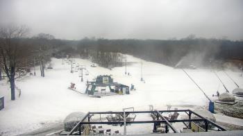 Weather camera view of Powder Ridge Ski Resort.