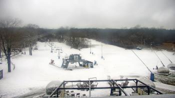 Weather camera view of Powder Ridge Ski Resort.