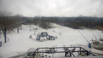 Weather camera view of Powder Ridge Ski Resort.