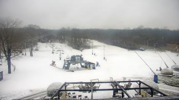 Weather camera view of Powder Ridge Ski Resort.