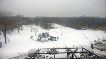 Weather camera view of Powder Ridge Ski Resort.