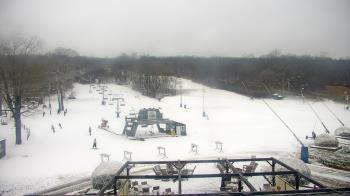 Weather camera view of Powder Ridge Ski Resort.