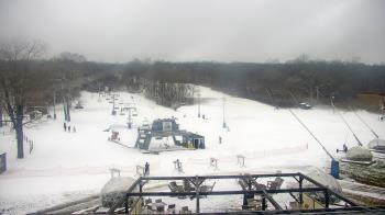 Weather camera view of Powder Ridge Ski Resort.