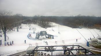 Weather camera view of Powder Ridge Ski Resort.