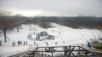 Weather camera view of Powder Ridge Ski Resort.