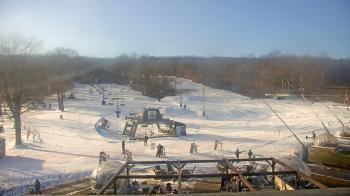 Weather camera view of Powder Ridge Ski Resort.