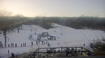 Weather camera view of Powder Ridge Ski Resort.