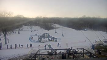 Weather camera view of Powder Ridge Ski Resort.