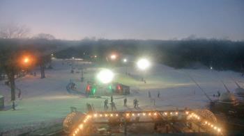 Weather camera view of Powder Ridge Ski Resort.