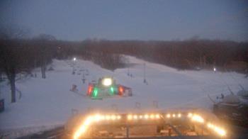 Weather camera view of Powder Ridge Ski Resort.