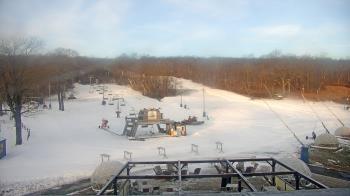 Weather camera view of Powder Ridge Ski Resort.