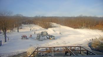 Weather camera view of Powder Ridge Ski Resort.