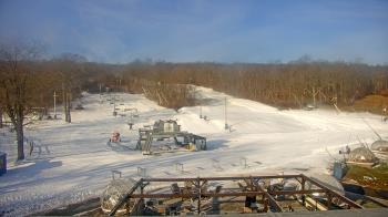 Weather camera view of Powder Ridge Ski Resort.