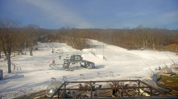 Weather camera view of Powder Ridge Ski Resort.