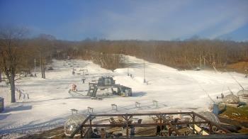 Weather camera view of Powder Ridge Ski Resort.