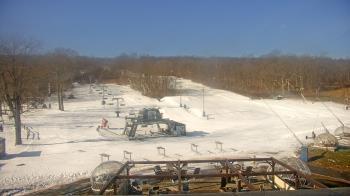 Weather camera view of Powder Ridge Ski Resort.