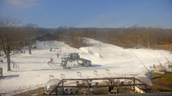 Weather camera view of Powder Ridge Ski Resort.