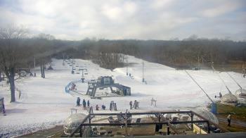 Weather camera view of Powder Ridge Ski Resort.