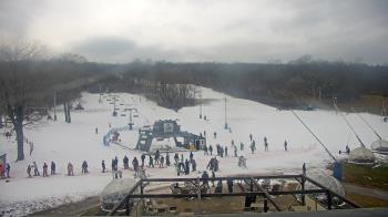 Weather camera view of Powder Ridge Ski Resort.