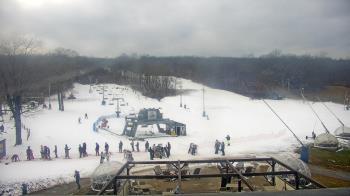 Weather camera view of Powder Ridge Ski Resort.